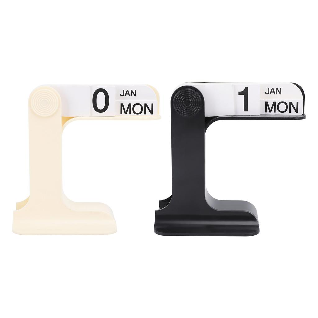 Flipping Simple Calendar Desktop Decoration Stress Relief Ornament Month Date and Day Boards Flip Pe