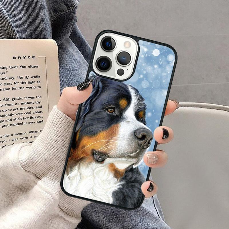 Bernese Mountain Dog Phone Case for iPhone 17 Air 16 16e 15 Plus for Apple 13 11 12 14 Pro Max Cover coque Shell