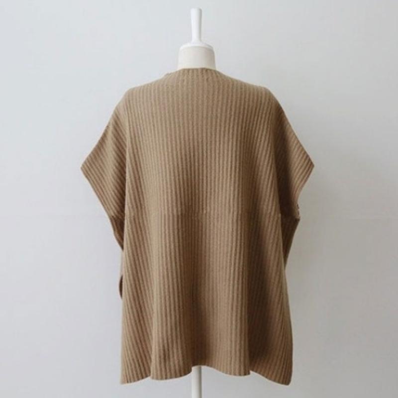 Autumn Solid Loose Short Sleeve Knitted Sweater Vest Women Fashion Winter Casual Pullover Knitwear Vests Woman Elegant Simple Sweaters Waistcoat 25095