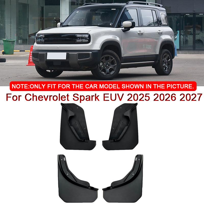 Car Styling For Chevrolet Spark EUV 2025 2026 2027 ABS Car Mud Flaps Splash Guard Mudguards MudFlaps Front Rear Fender Accessory