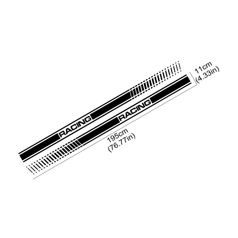 Car Stickers Auto Vinyl Film Wrap Both Side Stripes Decoration Styling Decal For BMW 1 Series E82 E87 E88 F20 F21 F70 E81 F40
