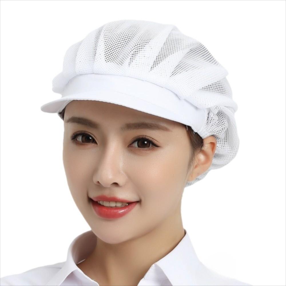 Oil Resistant Kitchen Work Cap Breathable Food Preparation Cap Chic Work Caps Food Handling