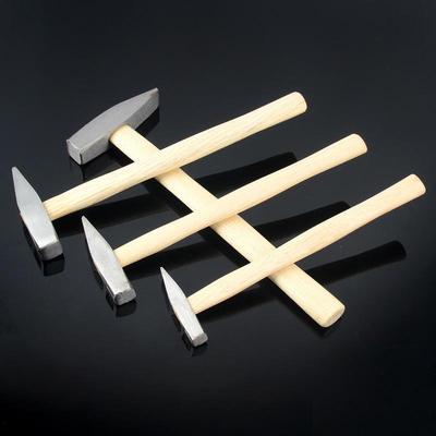 Mini martello con manico in legno Utensili con manico in legno Martello da installatore Martello a becco d'anatra Martello a testa piatta Martello per lamiera Piccolo per uso domestico