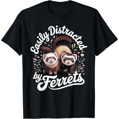 Best Ferret Art for Men Women Kids Ferret Lovers Ferret T-Shirt(1)