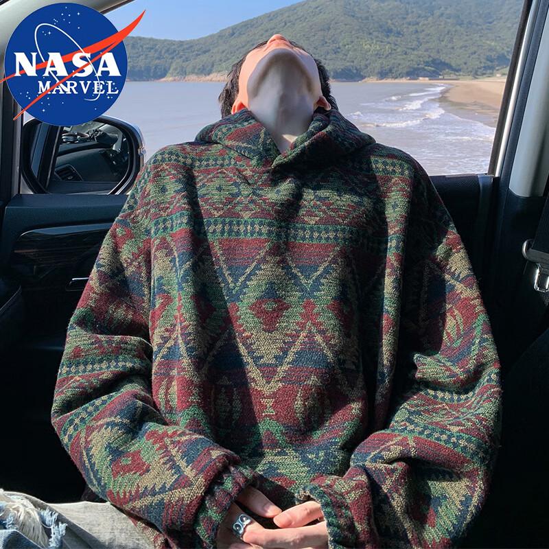 

NASA MARVEL Men s Loose Fit Pullover Hoodie 4XL