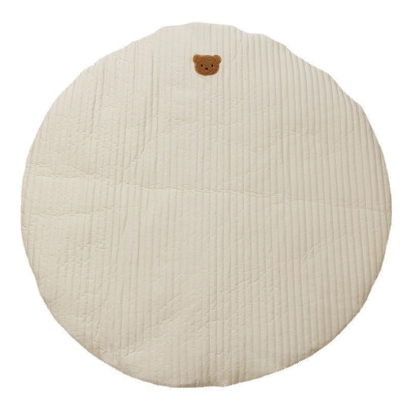Sunny Mat Baby Mat Play Mat Monthly Photo Round Baby Bear Washable Newborn Diameter 80cm