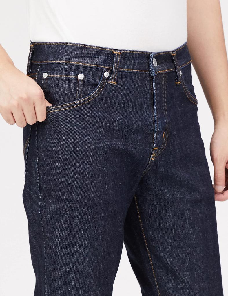 EDWIN 503 Daralan Tapered Kot Pantolon Premium Japonya'da Üretilmiş Sürdürülebilir Denim, Orijinal İndigo Mavisi W31. Dayanıklılık için Tasarlanmıştır. Model E50312-00