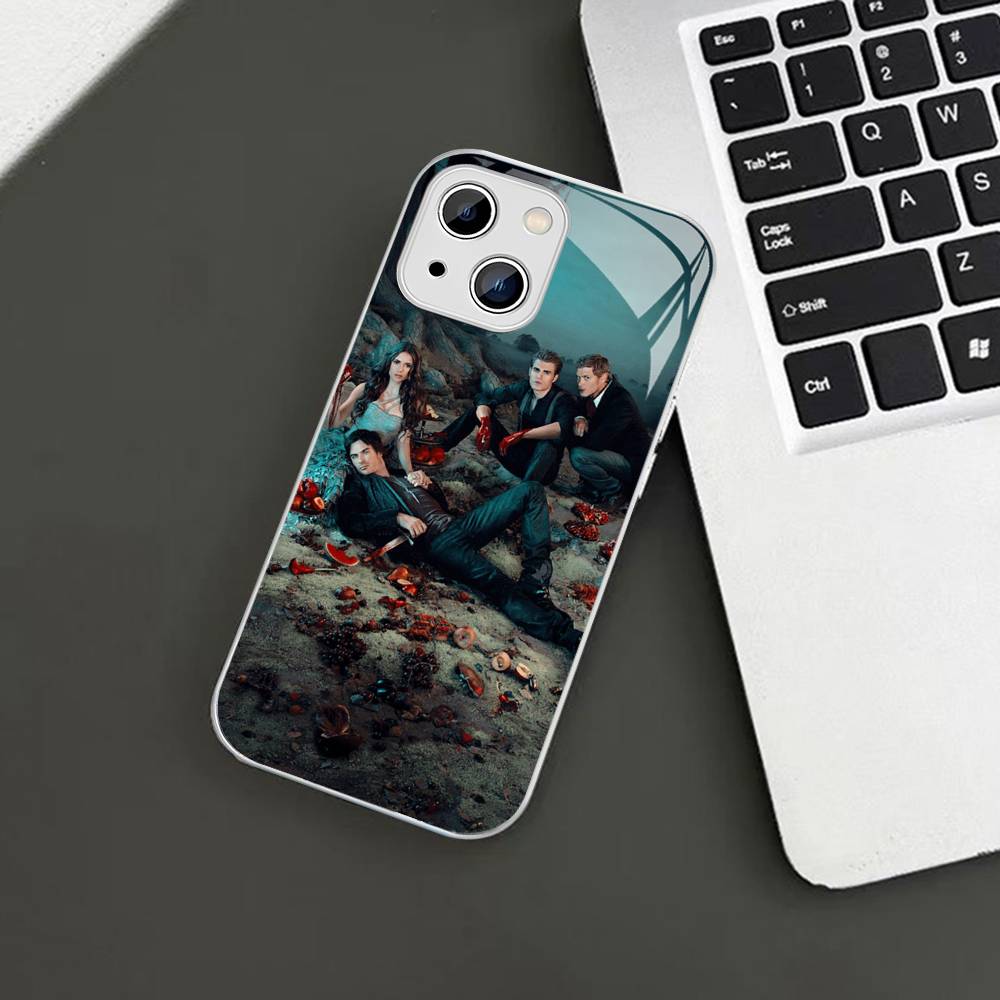 The Vampire Diaries TV For IPhone 14 13 12 Mini 11 Pro XS Max X XR 14 Plus Tempered Glass Cover