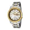 Seiko Watch 5 Automatic White Dial Two-Tone Stainless Steel SNKE54 Men's [Parallel Import]