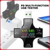 Type-C USB Tester Type-C PD DC Digital Voltmeter Color Digital Display Ammeter Detector Power Bank Voltage USB Current Tester