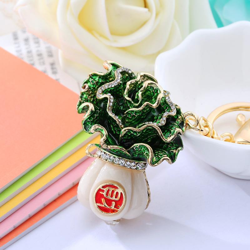 Creative Bling Rhinestone Watermelon Fine Workmanship Portable Bag Pendant Fashion Jewelry Decor Gift For Friends Bag Charm