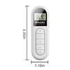 Mini Pocket FM Radio 76-108MHZ Clip Small Radio Rechargeable Walkman Radio 3.5mm Headphone Jack Type-c Charging Backlight Radio