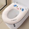 Thick Zipper Style Toilet Seat Cushion for Autumn and Winter