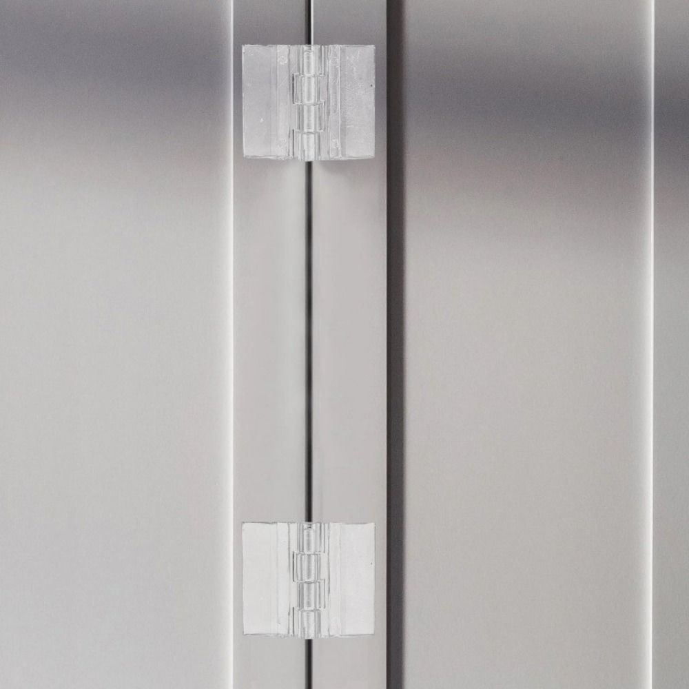 Acrylic Folding Hinge Transparent Fixing Hinge Door Hinges  for Cabinet Drawer Jewelry Boxes