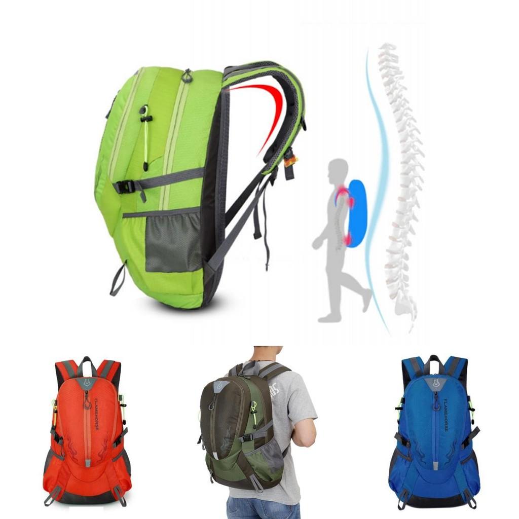 Durable 40l Waterproof Nylon Camping Backpack For Outdoor Activities