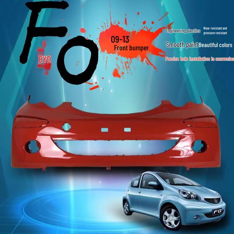 Compatible with BYD F0: Front Bumper, Rear Bumper, Front Lip, Rear Lip, Original Material.