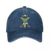 Witchy Celestial Moth Mushroom Fern Wall Art Washed Baseball Cap Outdoor For Womens Unisex FeUnisex