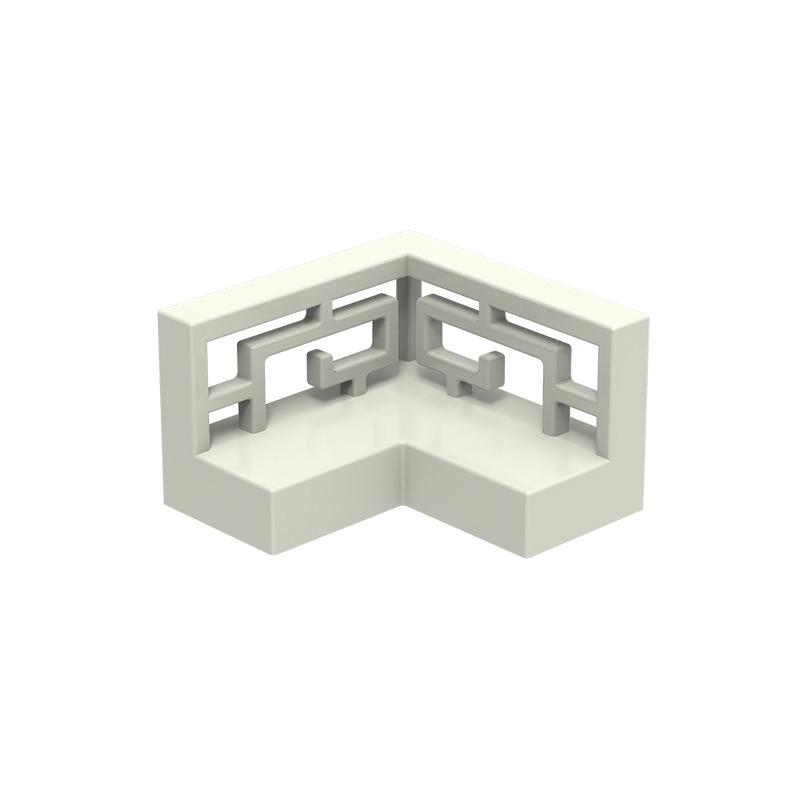 

MY OWN CREATION 10PCS 3633W Corner Patterned Railing Building Blocks Kit European Style House Castle Fence Blocks Particle Toy Children Present