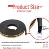 D-Type Self-Adhesive Foam Seal Strip for Doors and Windows