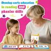 Interactive Phonics Flip Cards Flip Book Set For Kids Featuring Word Families And Colorful Color To Stimulate Learning