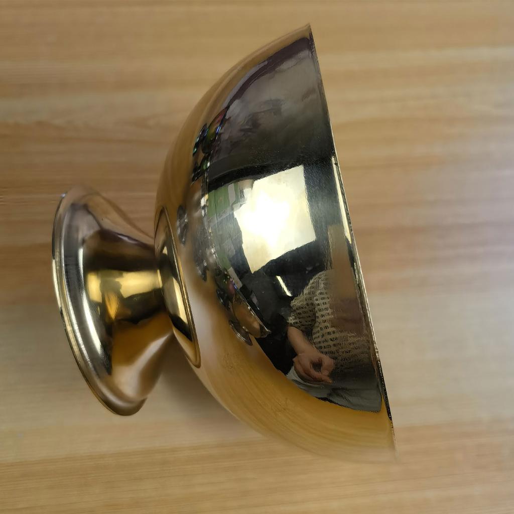 VersatileIce Cream Cups Salad Bowl Stainless Steel Bowl Dessert Fruit Plate Snack Dishes Durable Bowls for Parties
