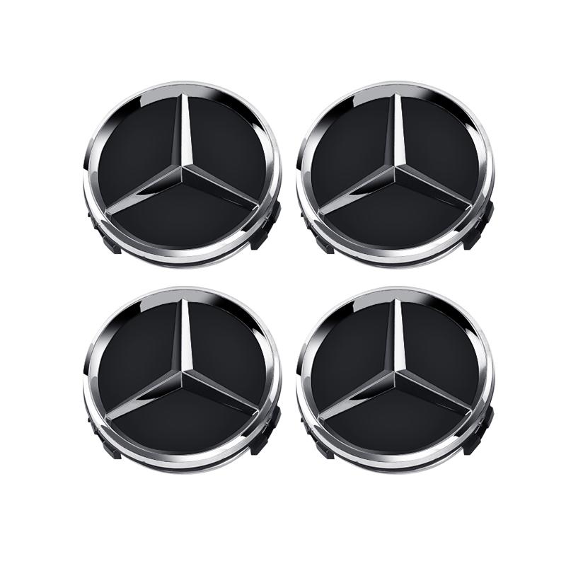ABS4pcs 60mm Car Wheel Hub Cap Emblem Badge Mercedes Benz C180 E300 GLC W163 W166 W167 W204 W205 W212 W213 X253 W117 W176 W164