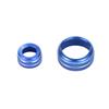 1 Set for BMW 1 2 3 4 Series F30 F34 F46 X1 F47 GT Car Air Conditioning Switch Knob Decor Ring Audio Volume Button Trim Cover