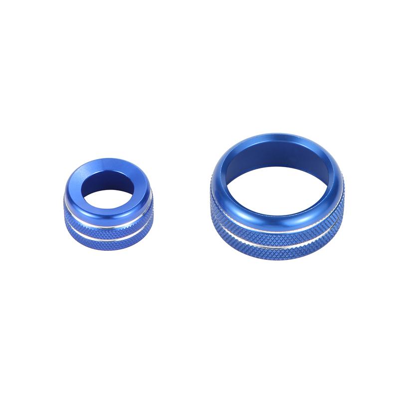 1 Set for BMW 1 2 3 4 Series F30 F34 F46 X1 F47 GT Car Air Conditioning Switch Knob Decor Ring Audio Volume Button Trim Cover