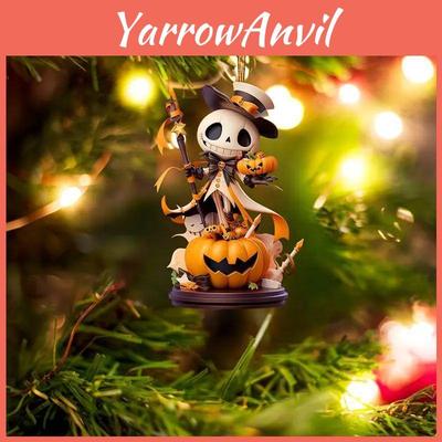 Whimsical Acrylic Halloween Car Interior Decoration Adorable Cartoon Hang Tag Accessory