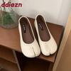 Fashion Fashion Strange Toe Ladies Shallow Shoes With Height Increasing Female Soft Footwear Women Flats Slip On Shoes