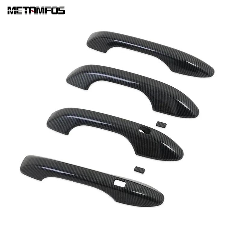 For Hyundai Cantus Creta ix25 -2024 2025 Carbon Fiber Side Door Handle Cover Trim Protector Exterior Accessories Car Styling
