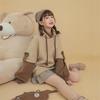 Winter Korean Warm Hoodie Ruili Bear Anime Hoodie Women Kawaii Round Neck Long Sleeve Hoodie Fashion Super Street