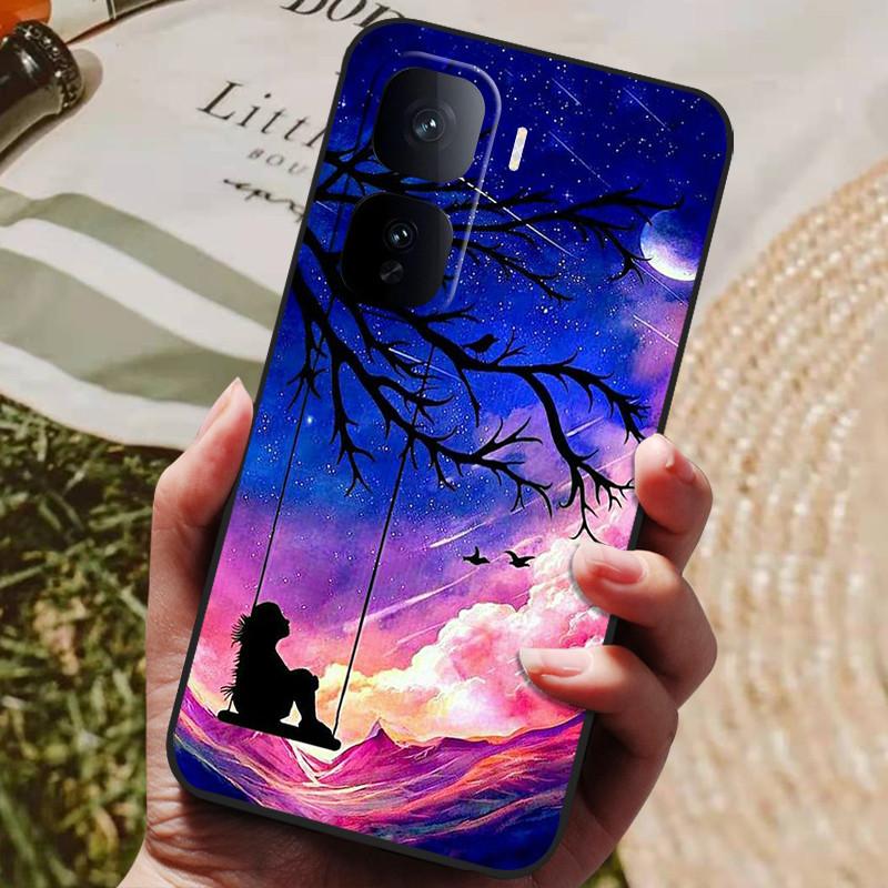 For Vivo iQOO Neo 10 Case Wolf Lions Black TPU Soft Silicone Coque for Vivo iQOO Neo 10 Pro Phone Back Cover Neo10 Pro 5G Shells