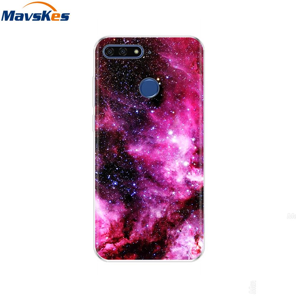 Case For Huawei Honor 7C Case On Huawei Honor7C 5.7 inch Soft Silicone Phone Cover For Huawei Honor 7C Aum-L41 TPU Cases Coque