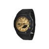 Casio Men Liquid Crystal,Analog Dual Display Series 44mm Gold Watch GA-2100GB-1A(Watch3--)