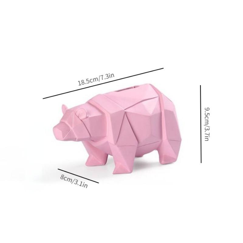 Klassische Cartoon-Sparschwein mit Eisbären-Design für Zuhause, Arbeitszimmer, Schlafzimmer oder Bürodekoration
