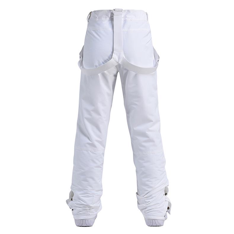 Men's and Women's Windproof Water-Repellent Winter Ski Bib Pants