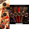 Stylish Women Wristwatch Featuring A Luminous Starry Sky And Rhinestone Details