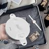 Foldable Electric Hot Cooker 800W 1.2L Travel Pot for Camping Office Hotel Noodle Porridge Soup