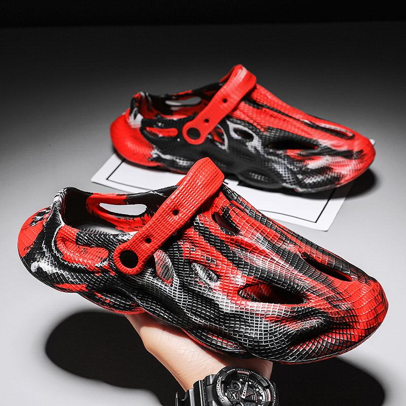 Summer Men Women Slippers Camouflage Platform Outdoor Clogs Shoe Beach Sandals Male Soft EVA Indoor Home Slides Lover Flip Flops