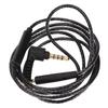 Headphone Upgrade Cable 3.5mm Male to 2.5mm Male Earphone Cord with Volume Control and Mic for AKG Y40 Y50 Y45 for S700