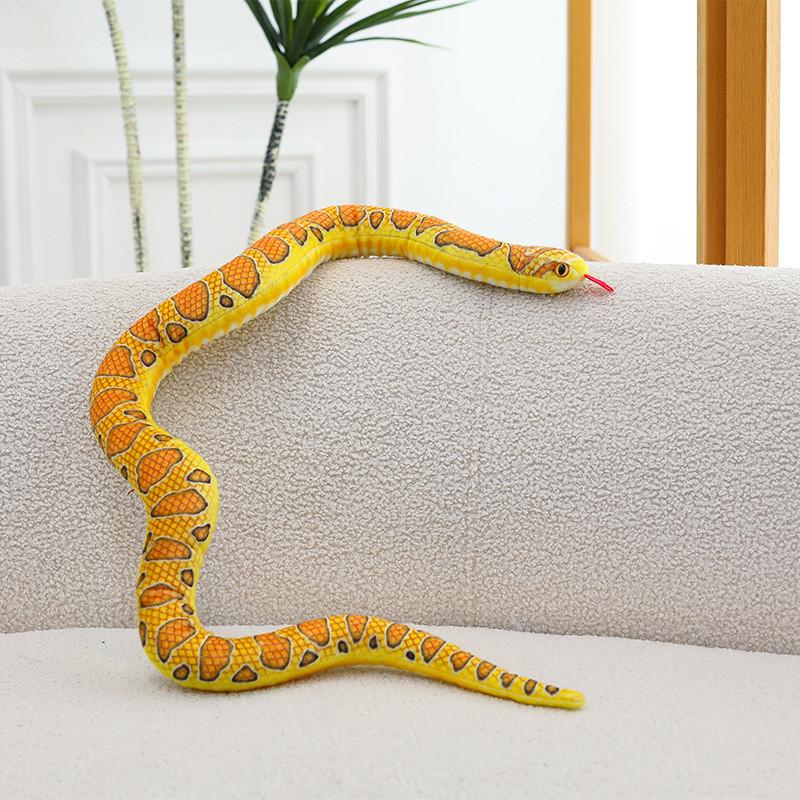 Snake Plush Toy With Realistic Design For Kids And Adults Gift Collectible