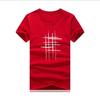 Tops Men Printing Short Sleeve T Shirt Cotton Casual Blouse