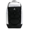 32L Fashion Simple Zipper Closure Polyester Backpack Unisex Backpack Black White JD2533003AD001