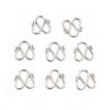 30Pcs Stainless Steel Gold Color W Shape End Clasps Hooks Chain Connectors For Bracelet Necklace DIY Jewelry Making Supplies