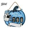 Exquisite Workmanship Counter Halloween Ghost Pumpkin Reading Tracker Wooden Hanging Sign Sliding Number