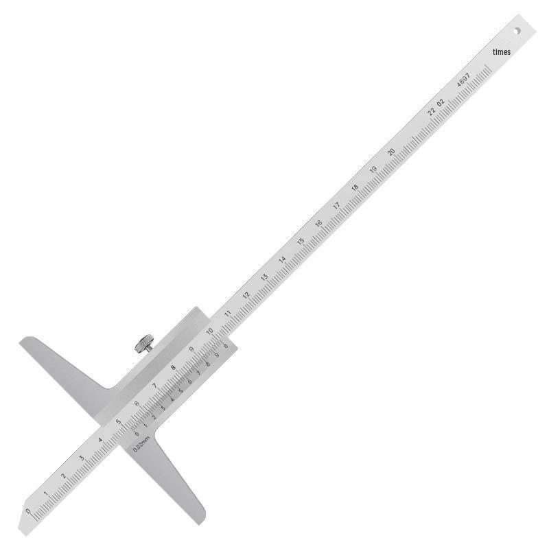 Ha Liang Stainless Steel Vernier Depth Caliper 0-300mm 200mm Model