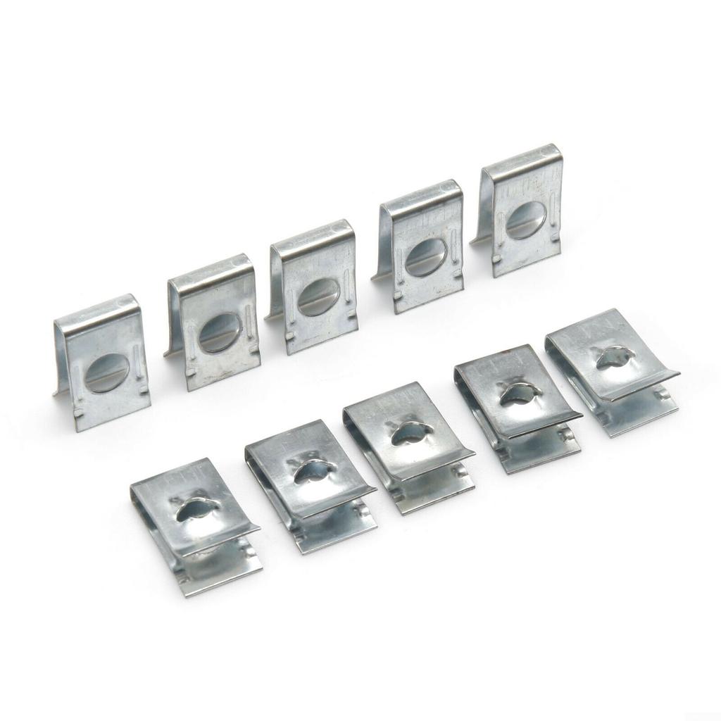 Svart & Silver chassiskyddsskruvar 20st fenderfäste