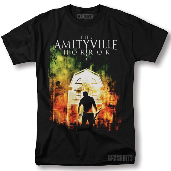 The Amityville Horror Shirt Classic Horror Movie Vintage Graphic Design T-Shirt