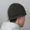 Earflap Warm Knitted Peaked Cap Therma Add Plush Lined Hat Fashion Short Brim Beanie Cap  Unisex